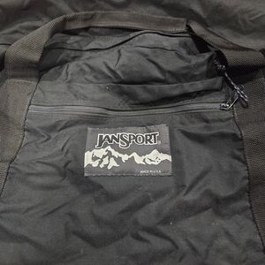 Vintage Jansport Large Black Duffle Bag